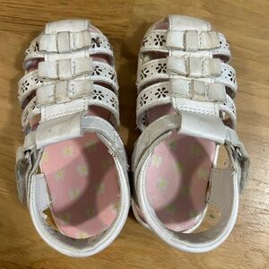 Wonder Nation toddler girl fisherman closed toe sandals shoes size 7